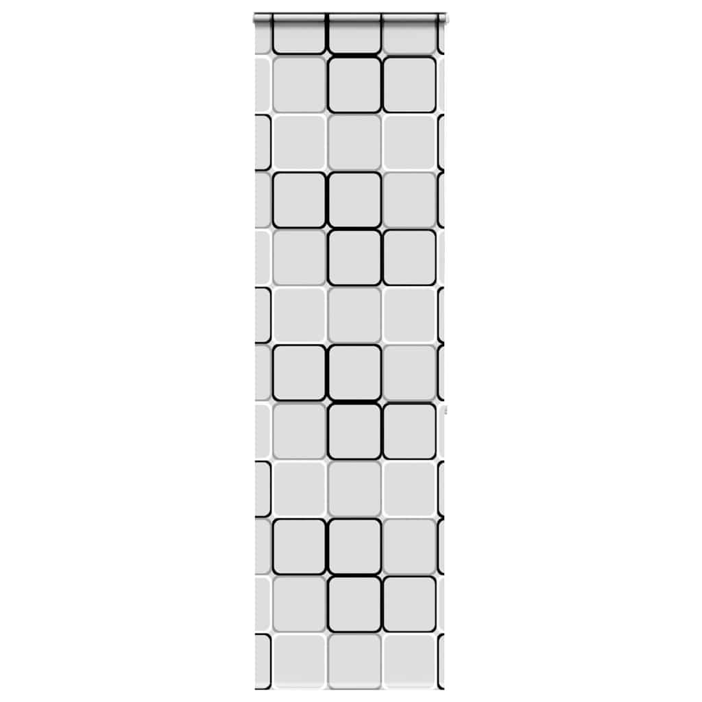 Bruserullegardin med kassette 60x240 cm Stofbredde 56 cm