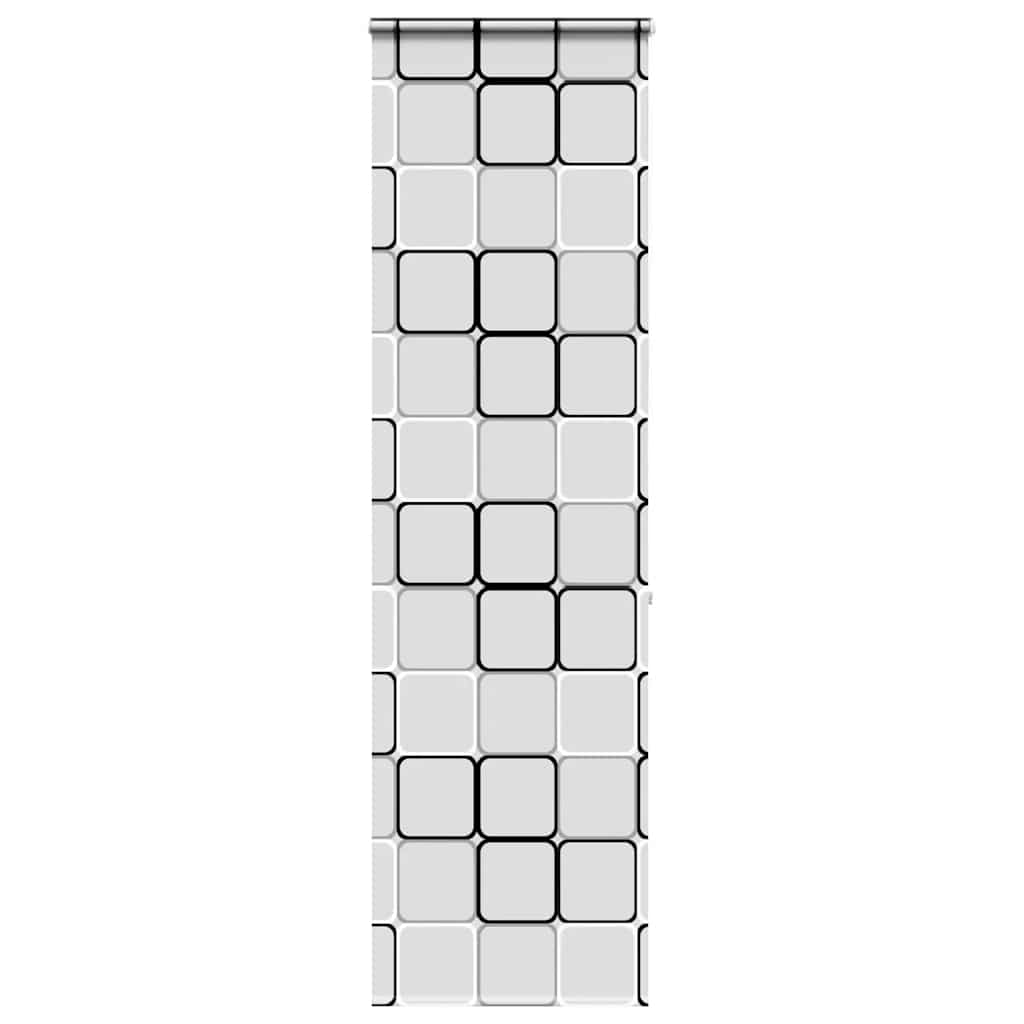 Bruserullegardin med kassette 70x240 cm Stofbredde 66 cm