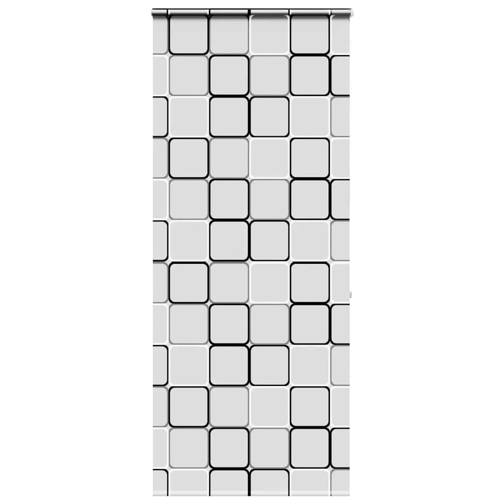 Bruserullegardin med kassette 100x240 cm Stofbredde 96 cm