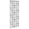 Bruserullegardin med kassette 100x240 cm Stofbredde 96 cm
