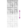 Bruserullegardin med kassette 100x240 cm Stofbredde 96 cm