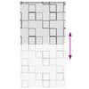 Bruserullegardin med kassette 120x240 cm Stofbredde 116 cm