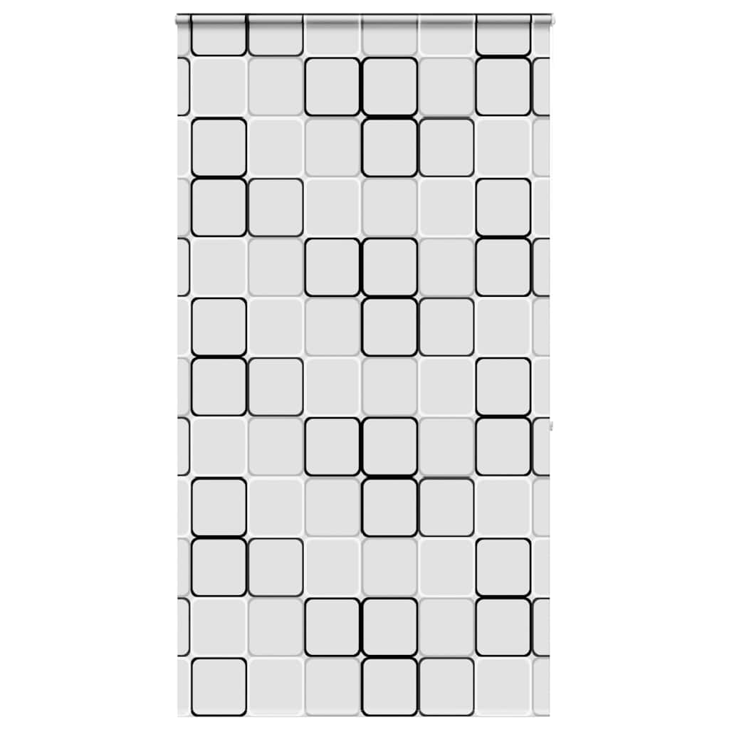 Bruserullegardin med kassette 130x240 cm Stofbredde 126 cm