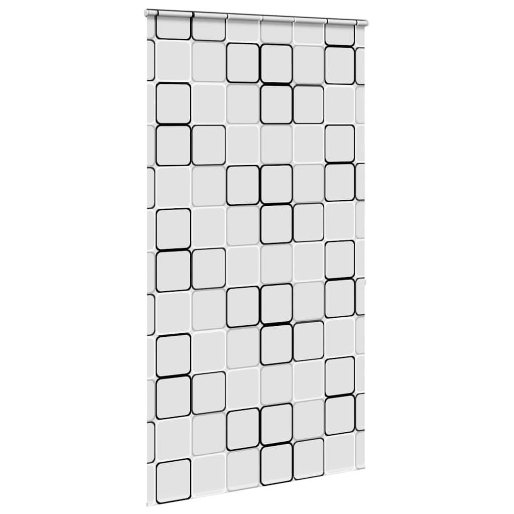 Bruserullegardin med kassette 130x240 cm Stofbredde 126 cm