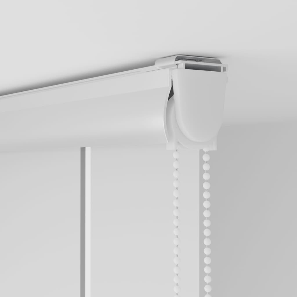 Bruserullegardin med kassette 130x240 cm Stofbredde 126 cm