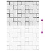 Bruserullegardin med kassette 150x240 cm Stofbredde 146 cm