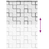 Bruserullegardin med kassette 160x240 cm Stofbredde 156 cm