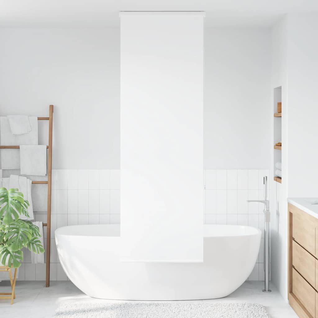 Bruserullegardin med kassette 70x240 cm Stofbredde 66 cm