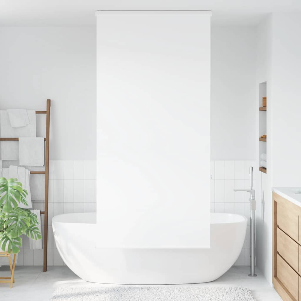 Bruserullegardin med kassette 100x240 cm Stofbredde 96 cm