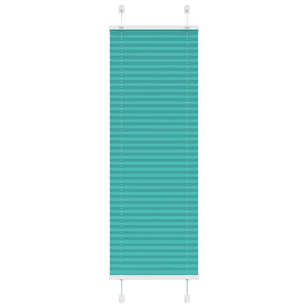 Plisségardin Benzin Grøn 40x100 cm Stofbredde 39,4 cm Polyester