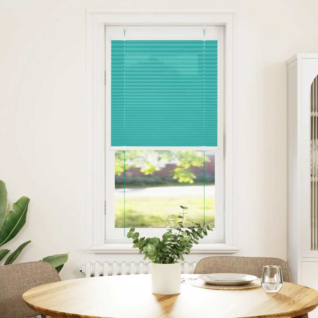 Plisségardin Benzin Grøn 55x150 cm Stofbredde 54,4 cm Polyester