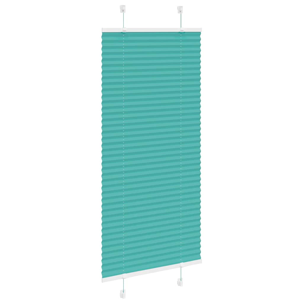 Plisségardin Benzin Grøn 55x150 cm Stofbredde 54,4 cm Polyester
