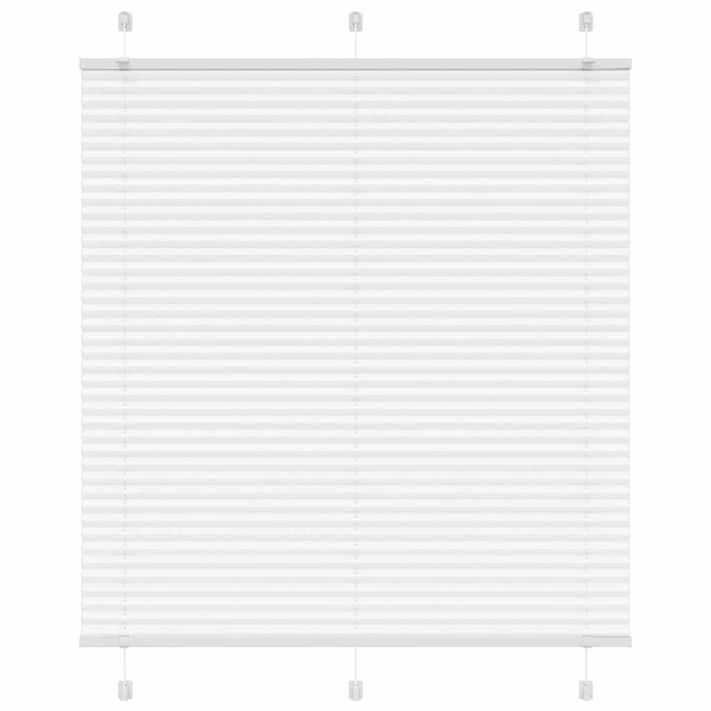 Plisségardin Hvid 115x150 cm Stofbredde 114,4 cm Polyester