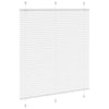 Plisségardin Hvid 115x150 cm Stofbredde 114,4 cm Polyester