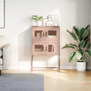 højskab 68x39x107 cm stål lyserød