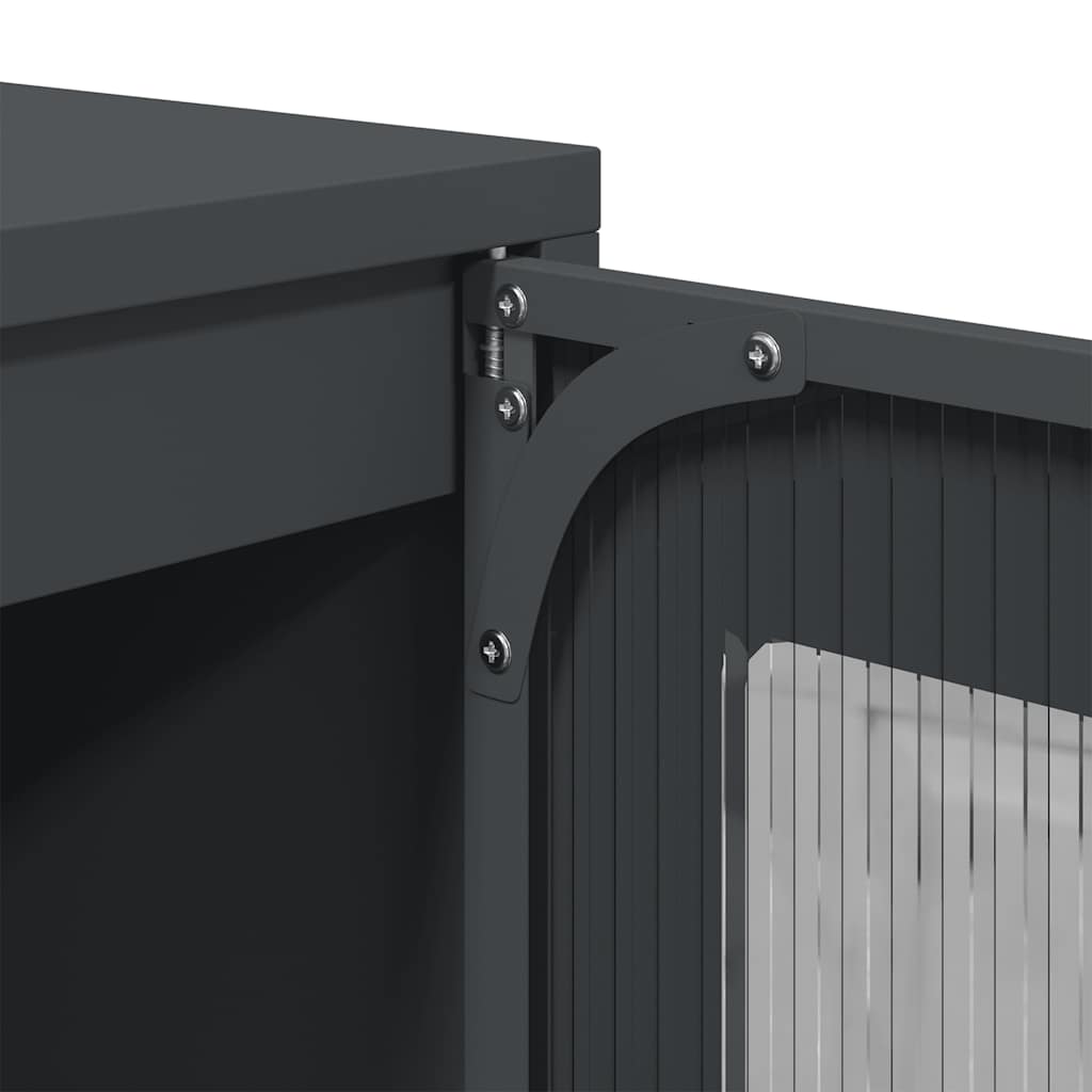 skab 68x39x111,5 cm stål antracitgrå