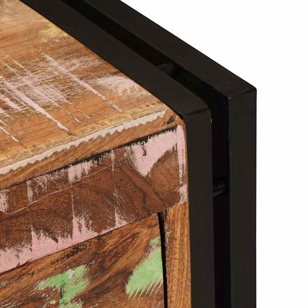 Sko skab med hylde Brun 90 x 38 x 45 cm Massivt genanvendt træ