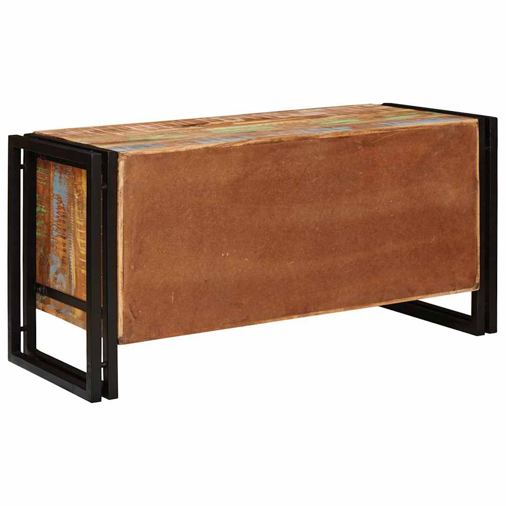Sko skab med hylde Brun 90 x 38 x 45 cm Massivt genanvendt træ