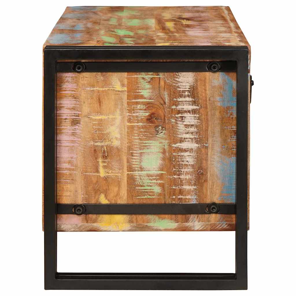 Sko skab med hylde Brun 90 x 38 x 45 cm Massivt genanvendt træ