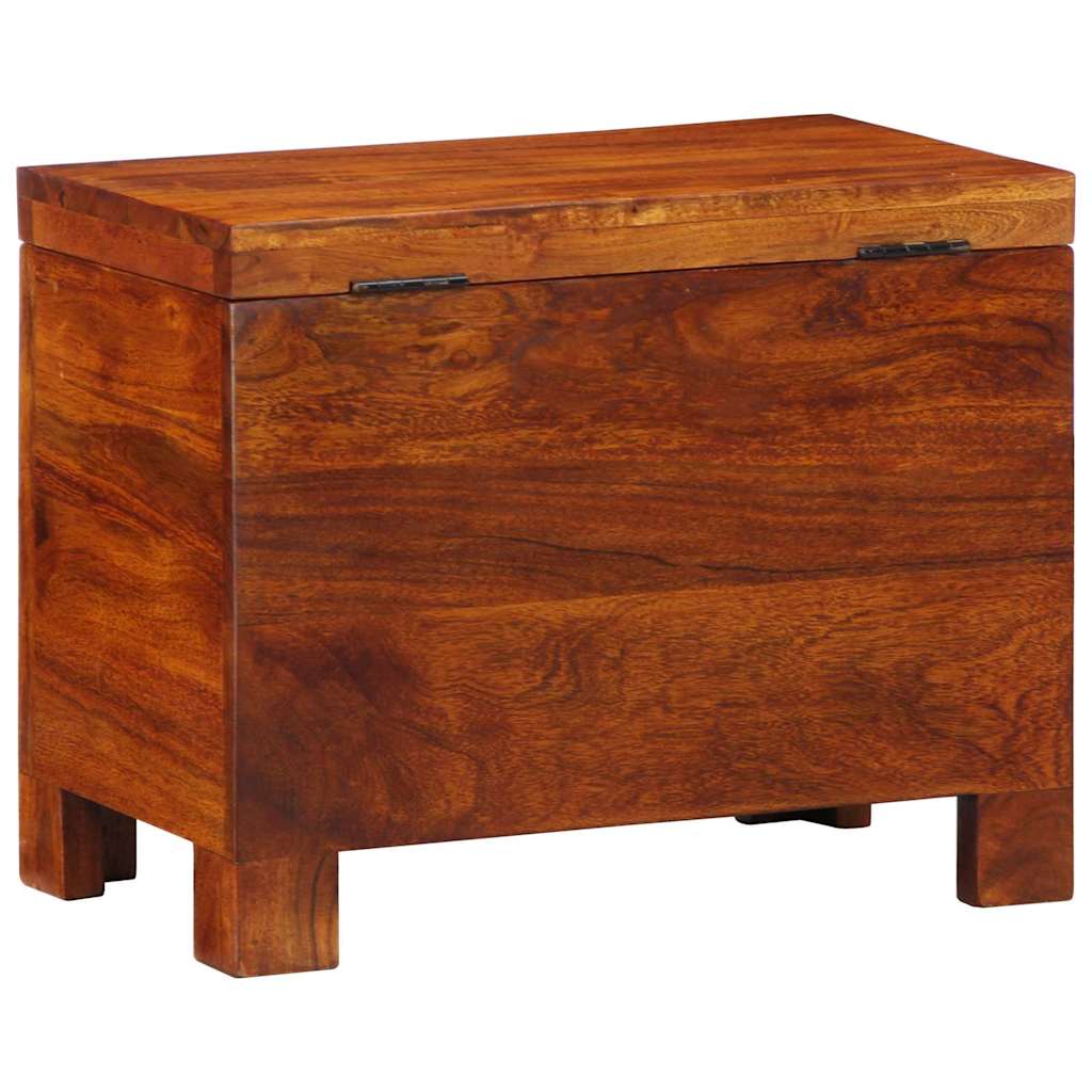 Opbevaringskasse Flerfarvet 50 x 30 x 40 cm Massivt akacietræ