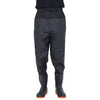 waist waders med støvler str. 38 sort
