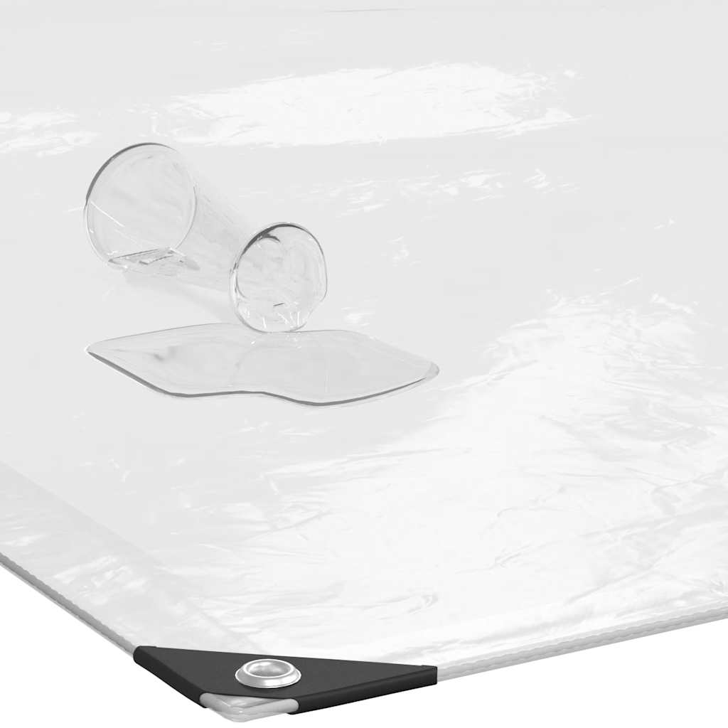 klar presenning med øjer 12x12 m polyethylen