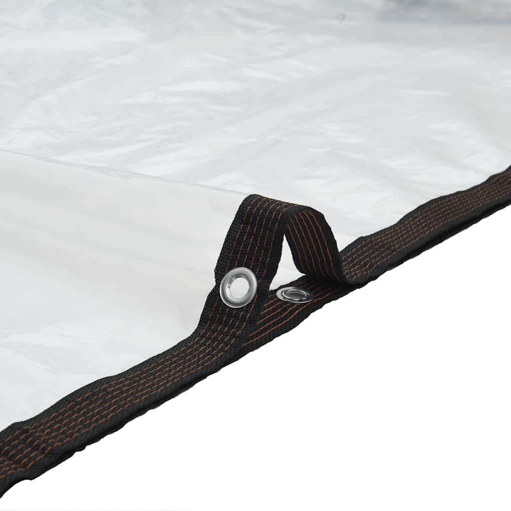 klar presenning med øjer 6x12 m polyethylen