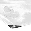 klar presenning med øjer 1x12 m PVC