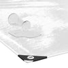 klar presenning med øjer 3x4 m PVC