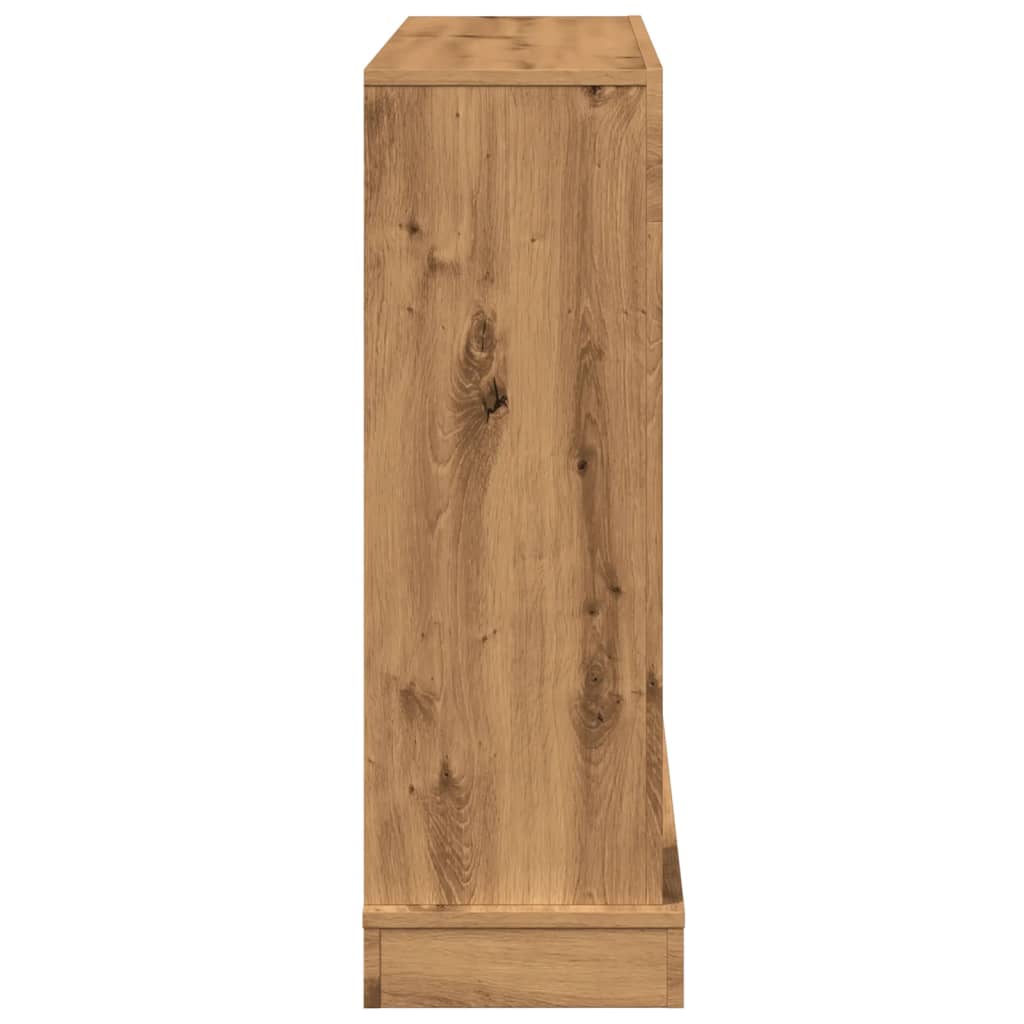 forsats til pejs 100x30x87,5 cm konstrueret træ kunsteg