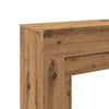 forsats til pejs 100x30x87,5 cm konstrueret træ kunsteg