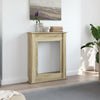 forsats til pejs 75x20x87,5 cm konstrueret træ sonoma-eg