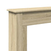 forsats til pejs 75x20x87,5 cm konstrueret træ sonoma-eg
