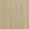 forsats til pejs 75x20x87,5 cm konstrueret træ sonoma-eg