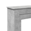 forsats til pejs 90x30x90 cm konstrueret træ betongrå