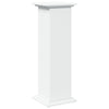 piedestal med opbevaring 31x30x90 cm konstrueret træ hvid