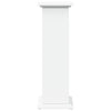 piedestal med opbevaring 31x30x90 cm konstrueret træ hvid