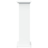 piedestal med opbevaring 31x30x90 cm konstrueret træ hvid