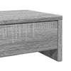 skærmholder med skuffer 50x27x15 cm konstrueret træ grå sonoma