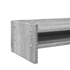 skærmstander 42x24x16 cm konstrueret træ grå sonoma-eg