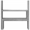 hylde til skrivebord 40x17x41 cm konstrueret træ grå sonoma-eg