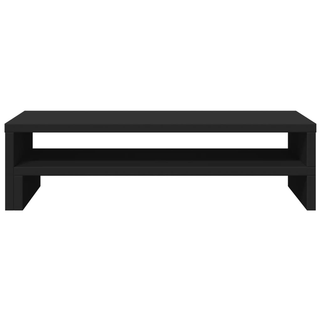 skærmholder 54x22x15 cm konstrueret træ sort - Flotthjem Danmark