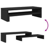skærmholder 54x22x15 cm konstrueret træ sort - Flotthjem Danmark