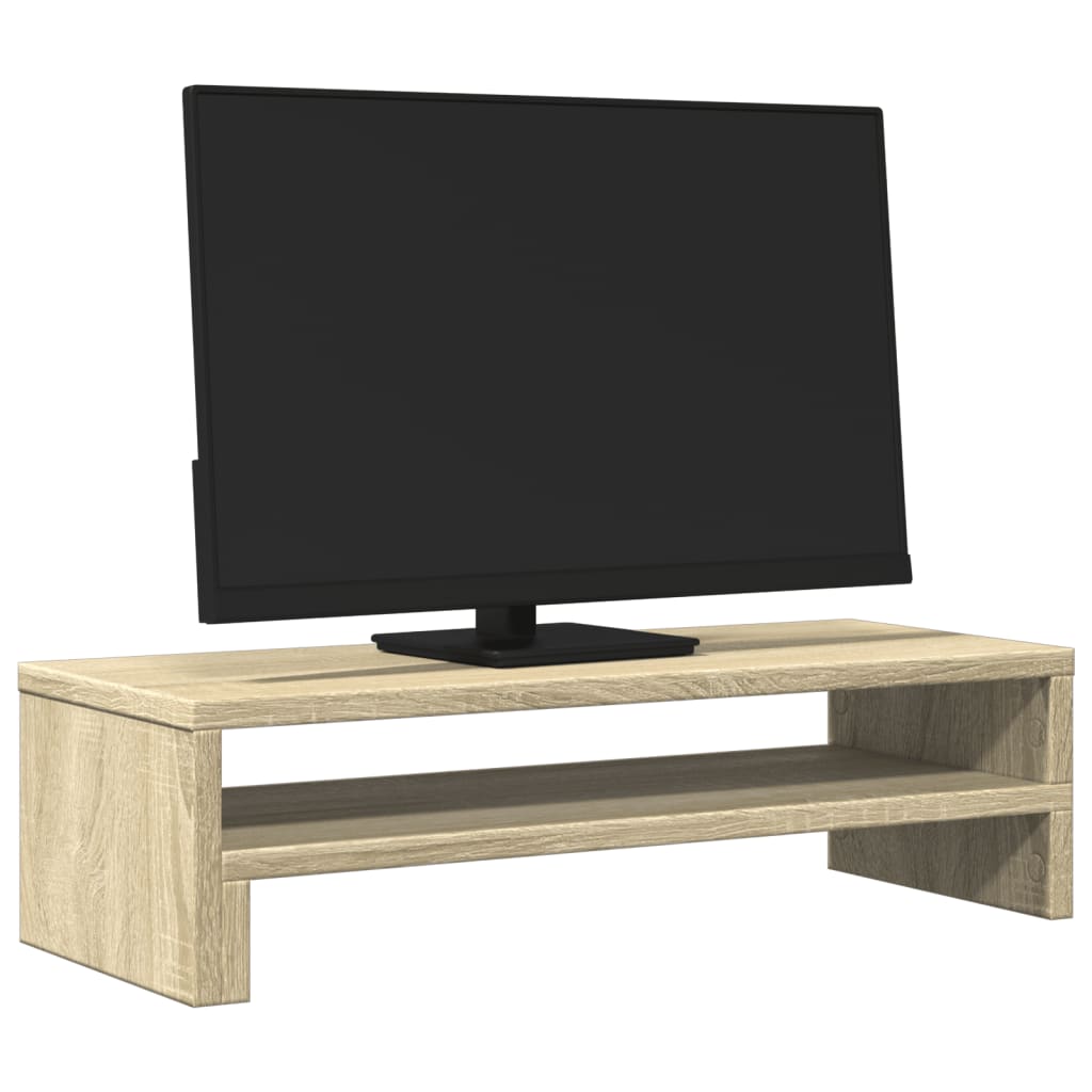 skærmholder 54x22x15 cm konstrueret træ sonoma-eg - Flotthjem Danmark