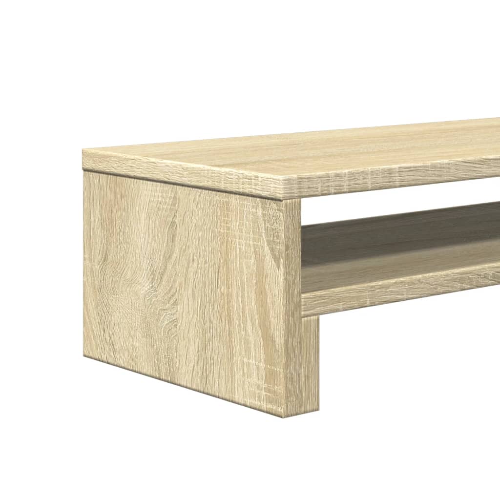 skærmholder 54x22x15 cm konstrueret træ sonoma-eg - Flotthjem Danmark