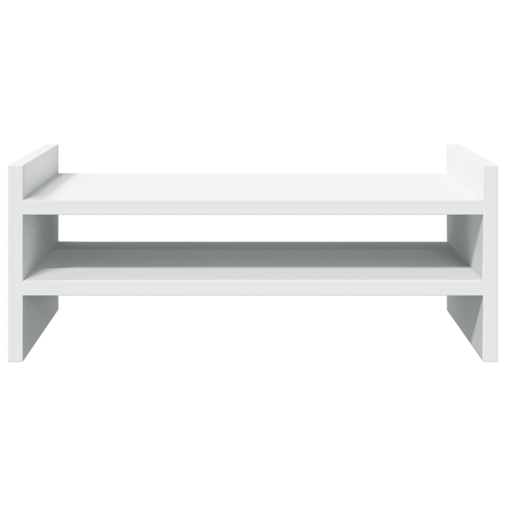 skærmholder 50x27x20 cm konstrueret træ hvid - Flotthjem Danmark