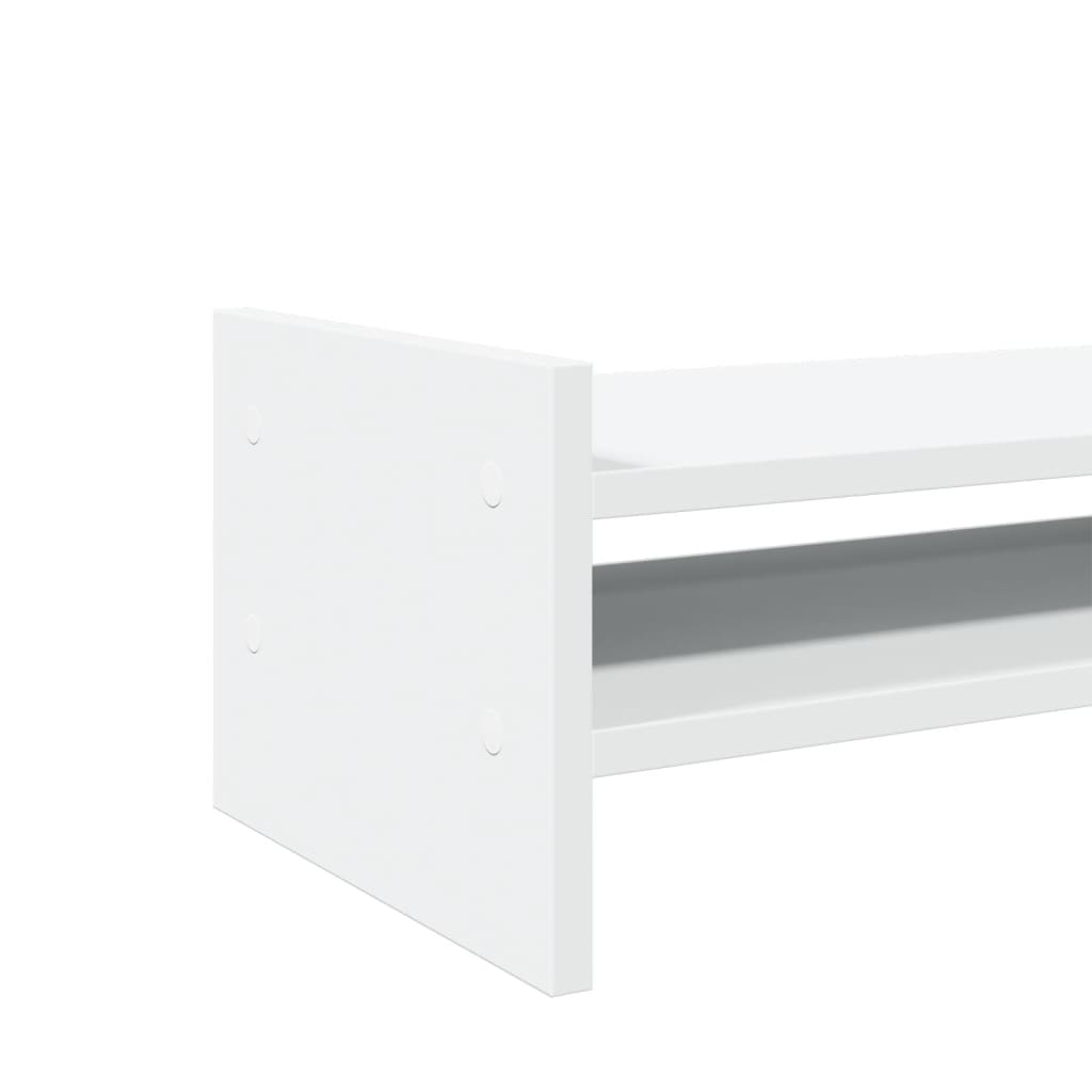 skærmholder 50x27x20 cm konstrueret træ hvid - Flotthjem Danmark