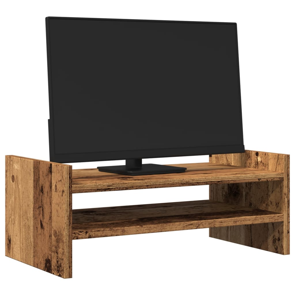 skærmholder 50x27x20 cm konstrueret træ gammelt træ - Flotthjem Danmark