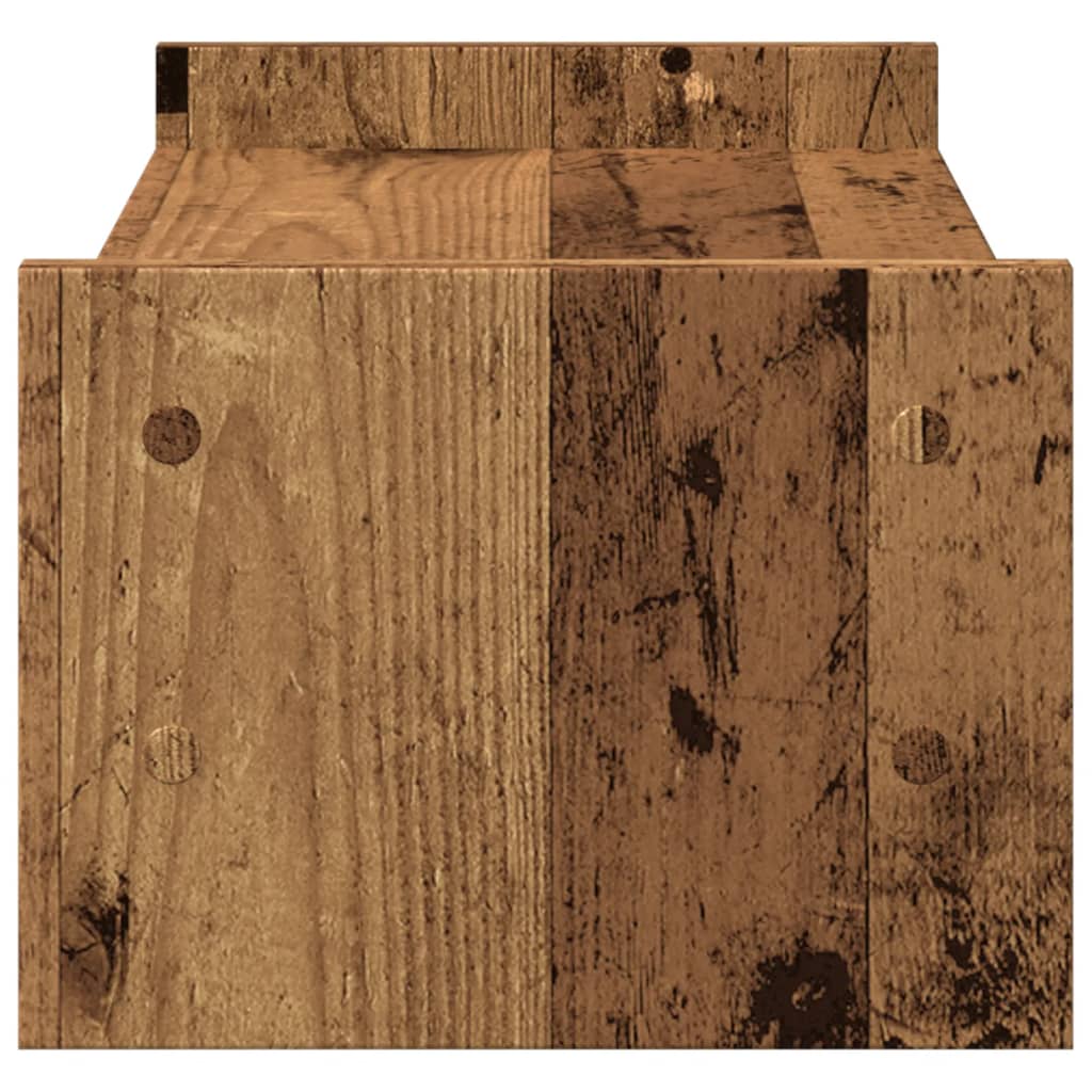 skærmholder 50x27x20 cm konstrueret træ gammelt træ - Flotthjem Danmark