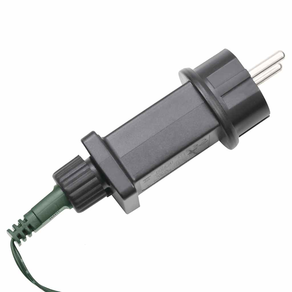 LED-juletræ 475 LED'er 247 cm farverigt lys